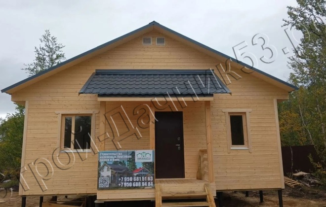 2 Каркасный дом Д–12, 8.5x8 м, 71.5 М², Мурманская область, Печенгский район, посёлок Корзуново (3)